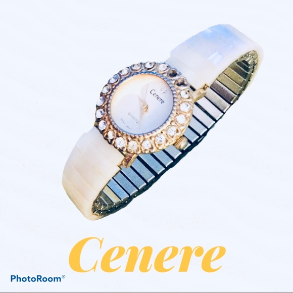 Cenere Rhinestone & Gold Watch - Picture 4 of 4